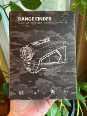 AxisLock Golf Rangefinder for Golfers- Ultra Long 1500 Yard Range/7X Zoom  NIB